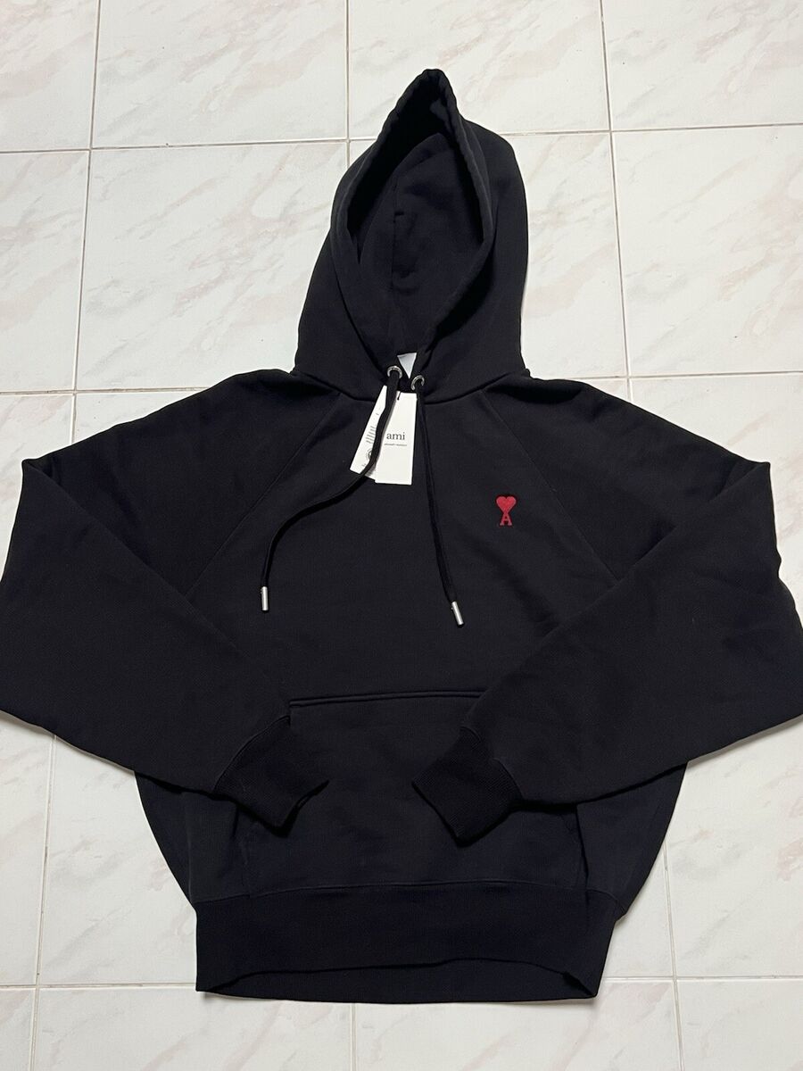 Men M $455 AMI Paris Coeur Drawstring Hoodie Alexander Men M $455 AMI Paris Coeur Drawstring Hoodie Alexander