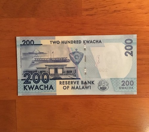 Malawi 200 Kwacha 2012 P-60 UNC  - Foto 2 di 2