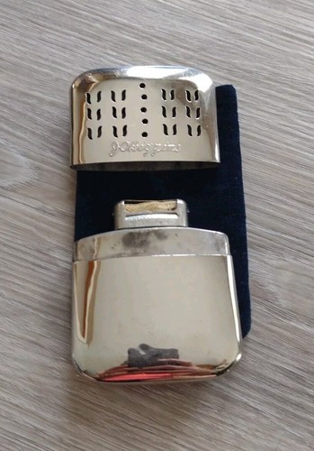 Vintage J C Highind Pocket Hand Warmer & Pouch Made In Japan Chrome Pat. Pend - Picture 3 of 4