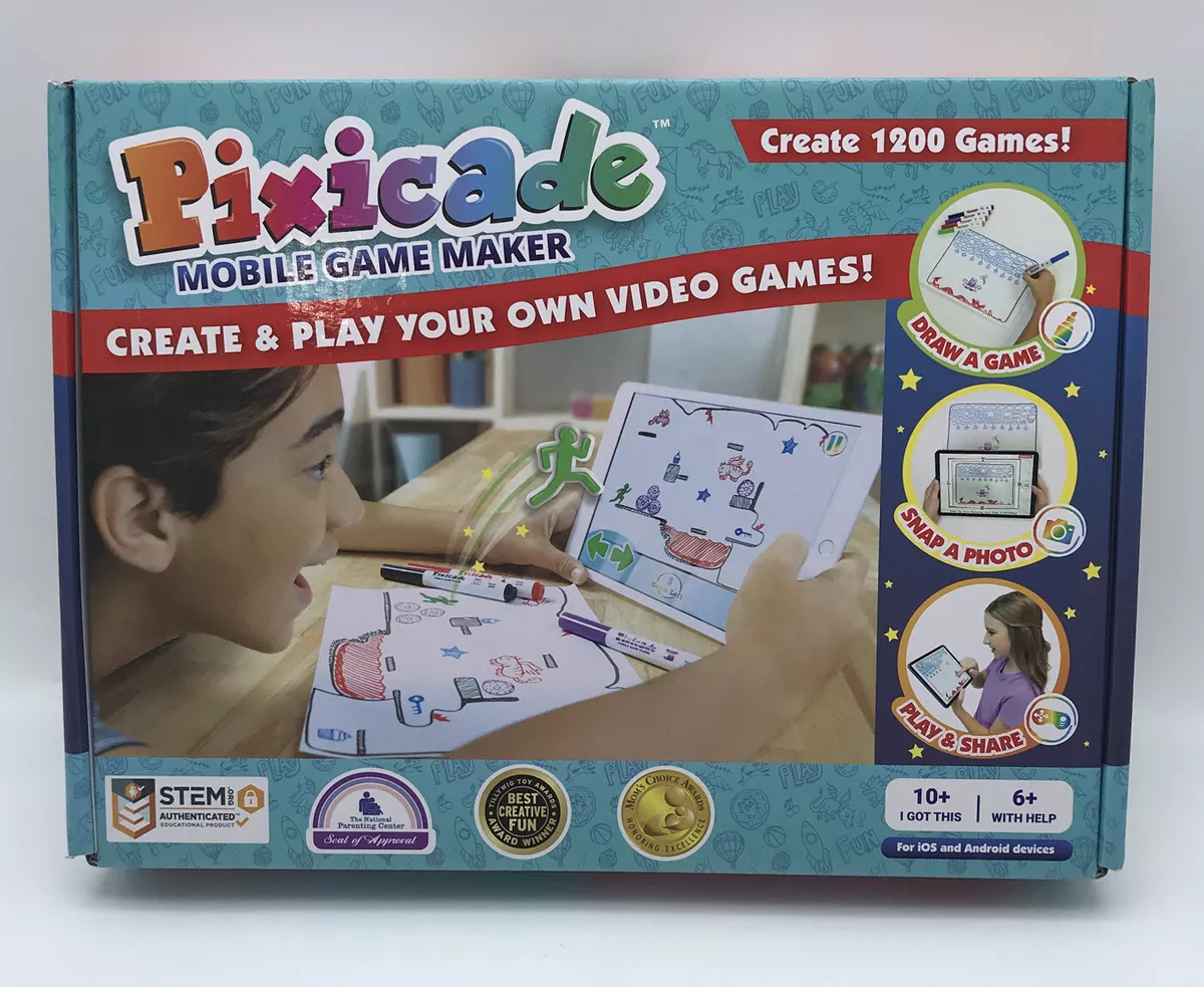 Pixicade Video Game Maker, STEM Kit to Create & Play Your Own Video Games