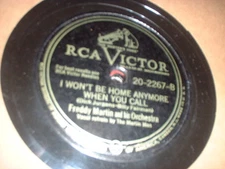 78RPM 2 Victor by Freddy Martin,Things R No Differ, I Wont B, 2 Each, U Put Son 