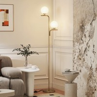 Homcom Stehlampe Mit 3 Farbtemperaturen, Moderne Lampe, Gold