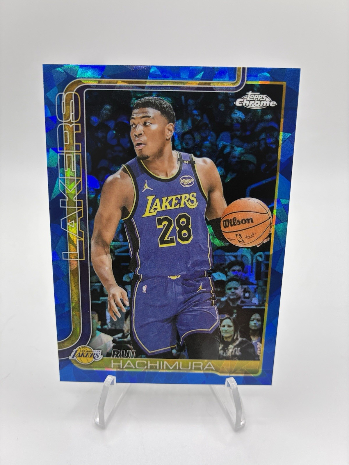 2025 Topps Chrome Sapphire Rui Hachimura #148 Lakers