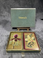 Vintage Tiffany & Co Double Deck Bridge Playi...