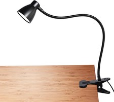 Adjustable Color Temperature Clip-on Gooseneck Desk Lamp