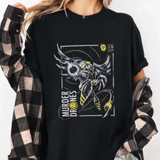 Murder Drones V Graphic Tee, Anime Robot Character Unisex Tshirt S-5XL