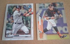 2020 Topps Chrome - Mauricio Dubon  Rookie Cards Bowman Chrome Atlanta Braves 