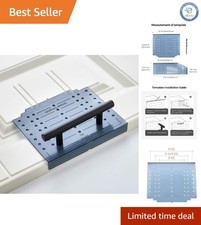 Versatile Hardware Installation Template for Cabinets  Drawers   Clear Plastic