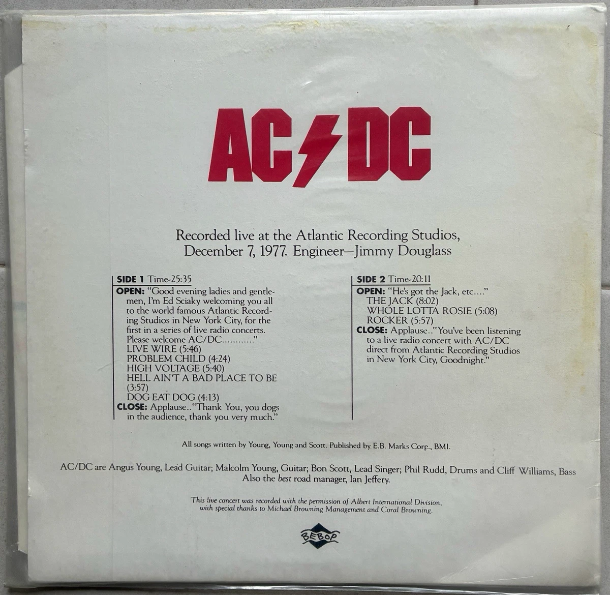 10 Vynil AC/DC Collectors