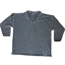 Sloppy Joe By Jackie Harris Collar 02 Sz 3 Gray Washed Organic Cotton Made In UK