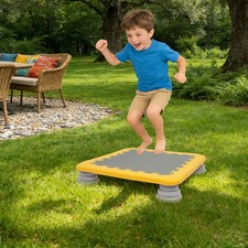 Kids' Trampoline Kids' Bouncing Board Balance and Bounce Kids' Toy for Indoor