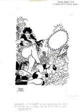 FRANCO SAUDELLI  - Tavola originale La Bionda Pocket n.10  copertina