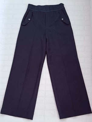 Premium BOGNER Damen Marlene Hose dunkelblau Elast. Bund, Seitl. Reißver. M 38