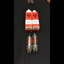 PAIR NOS NIB National (SLYVANIA made) 6AQ5A 6...