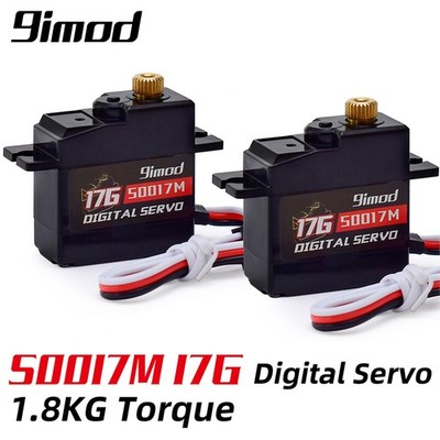 9imod-17g Servo Metal Gear 1.8KG Micro Mini Digital Servo für 1/16 RC Autoboot