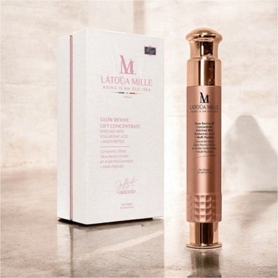 Latoua Mille Glow Revive Lift Concentrate 30ml, Hyaluronic Acid, Multi-Peptide