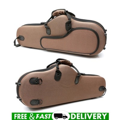 Alto Saxophone Case Brown Professional Nylon with Backpack Strap Lightweight New