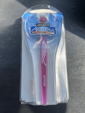 NEW 1 Pink Reach Access Daily Flosser with 8 Disposable Snap on Heads