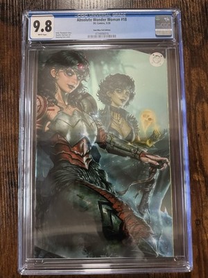Absolute Wonder Woman #18 CGC 9.8 Kyuyong Eom Blue Foil Cover Exclusive