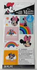 Disney Minnie Mouse Rainbow Stickers EK Success 20PC 8600762 Scrapbook Planner