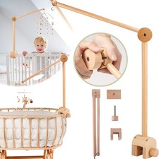 Mobile Ständer Holz für Babybett 360°Drehb...
