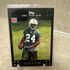 2007 Topps Darrelle Revis New York Jets Football #374 Rookie Card. rookie card picture