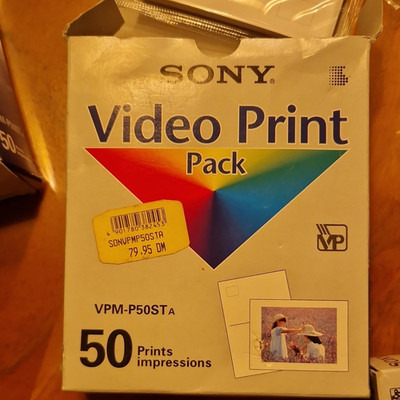 Sony Video Print Pack VPM-P50STA 50 Prints 2.3x3.4in glänzend Dye-Sub