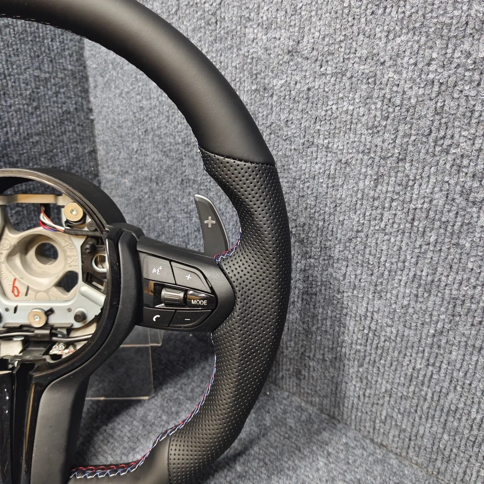 Flat Bottom Steering Wheel For BMW Custom F Series F20 F22 F30 F32 F36 M2 M3 M4 - Image 4 of 4