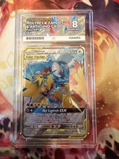 PSA 10 Moltres & Zapdos & Articuno GX Tag Tea...