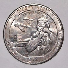 2021 D ALABAMA TUSKEGEE AIRMEN FREE/QUARTER COIN A MUST-HAVE TO COLLECT👇🏻