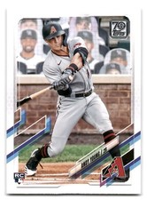 Andy Young 2021 Topps Baseball #499 Arizona Diamondbacks Rookie RC
