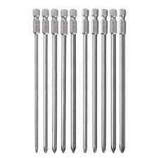 10pcs Magnetic Phillips Screwdriver Bit Set 8" 200mm Extra Long Cross Head S...
