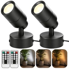 Spot Lights Indoor, 5W Plants Uplights Indoor with Remote Control Timer Dimma...