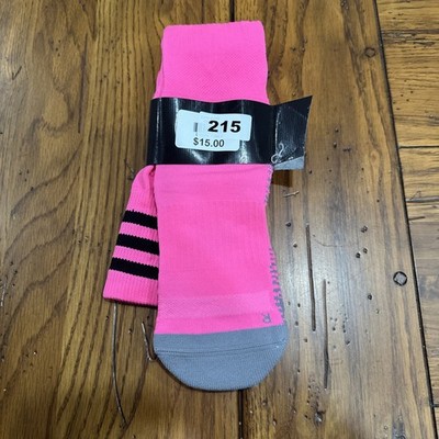 Adidas Copa Zone Cushion Soccer Socks Pink Black Medium MD M5-8.5