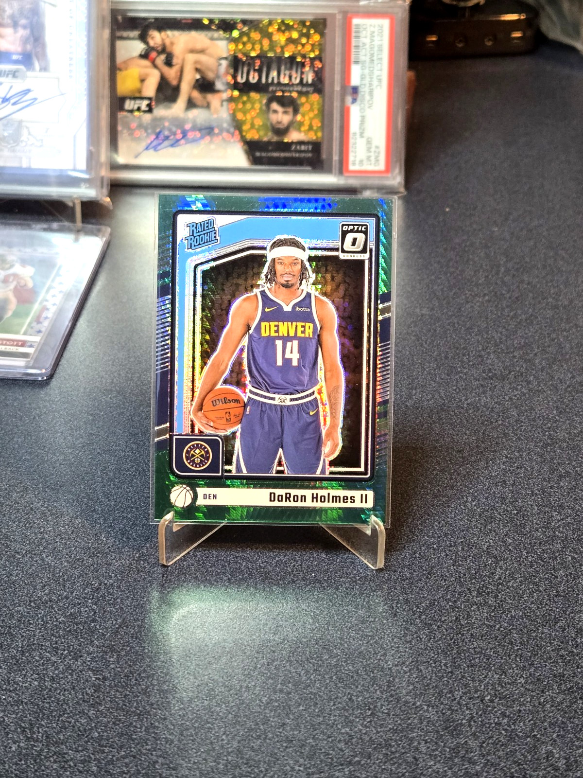 2024-25 Donruss Optic Basketball DaRon Holmes II Rookie #262 Green Hyper RC /249