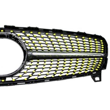 Neon Gelb Folie f&uuml;r A- Klasse W177 Diamantgrill K&uuml;hlergrill Auto Aufkleber K050