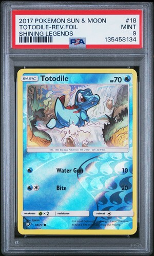 Totodile graded PSA 9 for sale on eBay