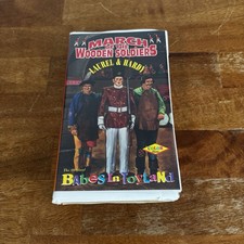 March Of The Wooden Soldiers Laurel And Hardy Vhs Tape Vintage