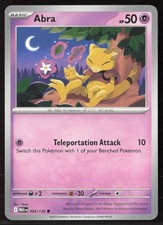Abra #054/132 Common ME01: Mega Evolution Pokemon