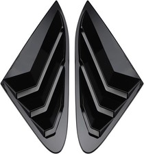 Gloss Black Rear Side Window Louvers Compatible for Kia K5 2021 2022 2023