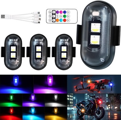Waterproof Wireless Led Strobe Lights, Anti-Collision Lights Strobe Lights with