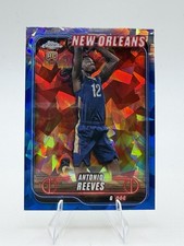 Topps 2024-25 Chrome Sapphire Antonio Reeves #131 New Orleans Rookie Card