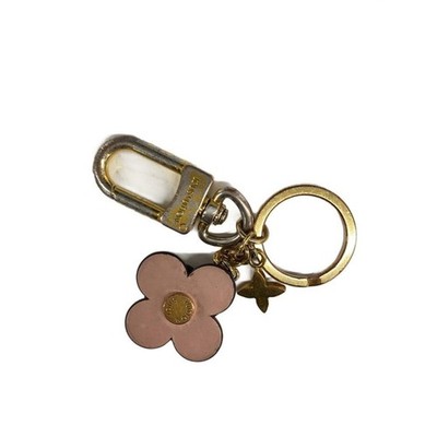 LOUIS VUITTON Porte Clés Blooming Flower BB Monogram PVC BRW Women's