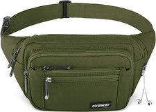 Fanny Packs for Women  Men Waist Pack Hip Bum Bag with Multi-Pockets Large NEW