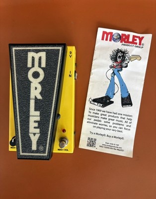 Morley 20/20 Power Wah Volume Guitar Effects Pedal -MTPWOV Sporty Yellow