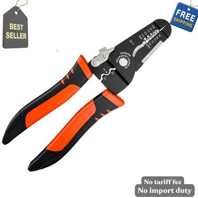 5-in-1 Wire Stripper & Crimping Pliers | Heavy Duty 10-20 AWG Electrical Cutter