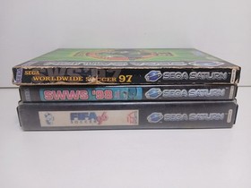 Sega Worldwide Soccer 98 Club Edition Fifa 96 SWWS '97 Saturn Complete 