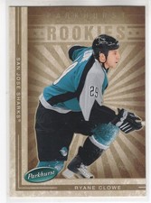 05/06 UD UPPER DECK PARKHURST RYANE CLOWE RC SP ROOKIE #661