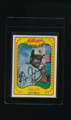 1981 Kellogg's #20 Ben Oglivie * Left Field * Milwaukee Brewers * NM/NM-MT *