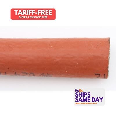 Aeroquip FCS1810, One 1.12in ID Firesleeve 10' Silicone Red Performance Parts